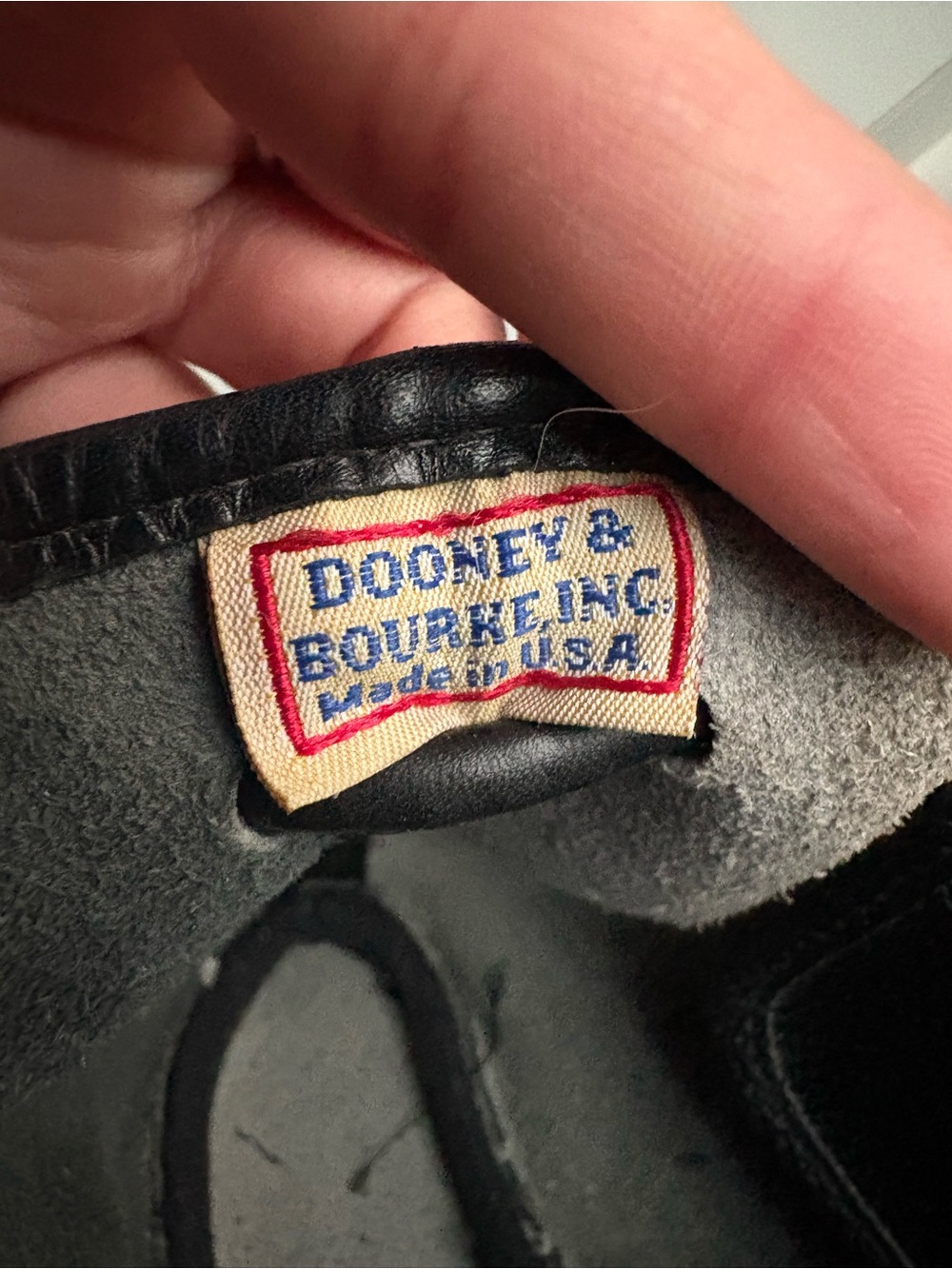 Dooney & Bourke awl Black Leather Mini Drawstring Buckle Bag - Picture 14 of 16